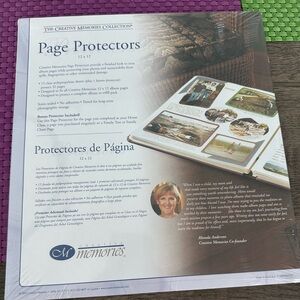 Creative Memories 12x12 Scrapbook Page Protectors 16 Count Clear 2004 USA